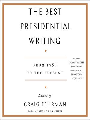 cover image of The Best Presidential Writing
